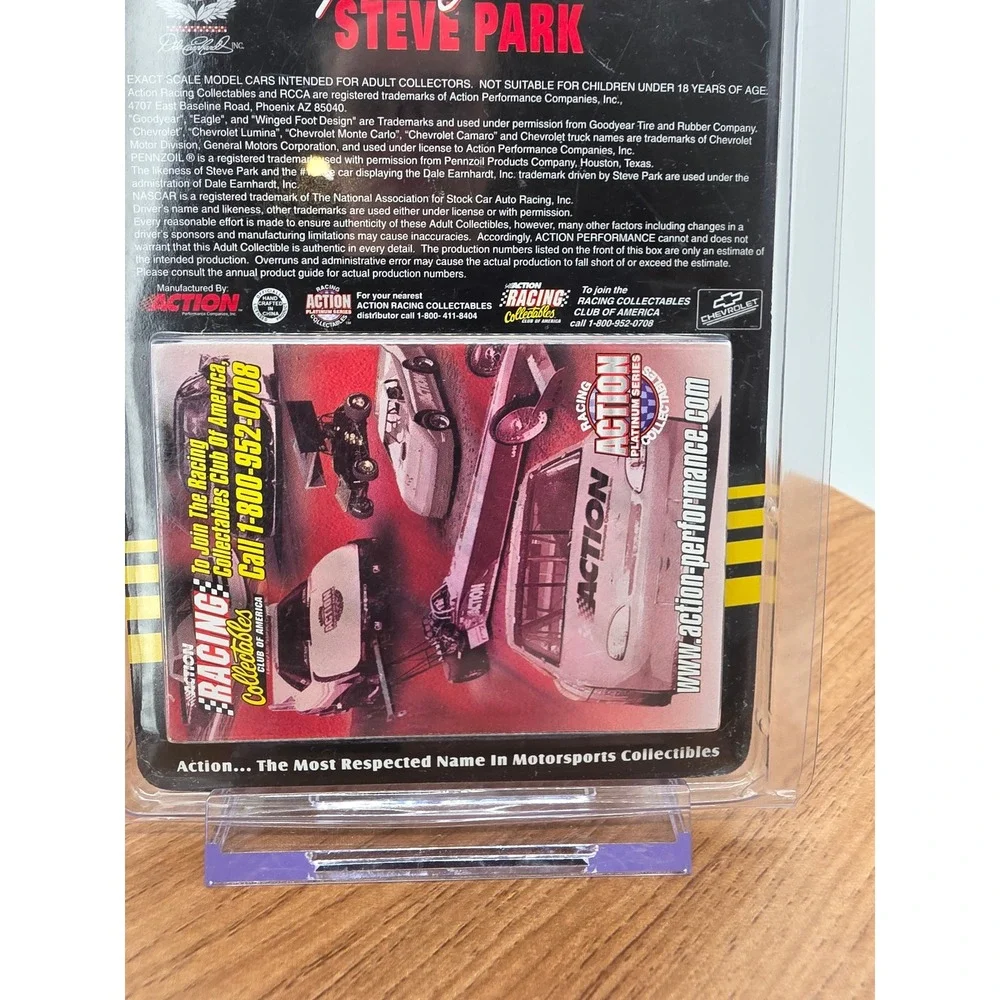 Steve Park 1 Pennzoil 1998 Monte Carlo Limited Edition 1:64 Action NASCAR Diecas